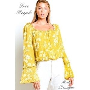 Free People Gold One On One Date Bodysuit